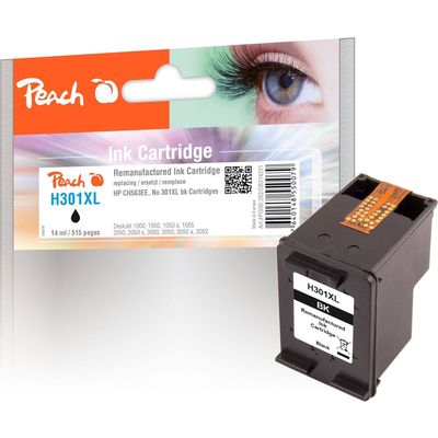 Peach Tinte HP Nr. 301XL (CH563EE) Black Bild 3