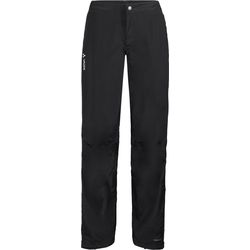 VAUDE Pantaloni da pioggia Yaras III Donna lunghi neri 40-LONG