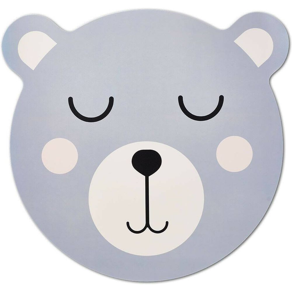 Zeller Present Placemat bear plastic blue ø38cm Bild 1