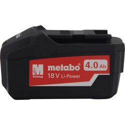 Metabo Battery Pack 18V 4.0 Ah Li-Power Air Cooled Replacement Battery 625027000