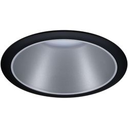 Paulmann Recessed spotlight Cole, 1 x GU10, 10 W, black/silver