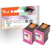 Peach Jeu d&#39;encre HP N ° 302XL (F6U67A) 2x Couleur