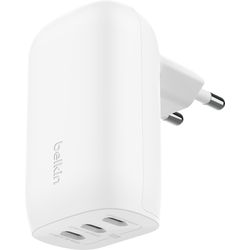 Belkin Boost Charge 67W USB-C Triple Wall Charger - white