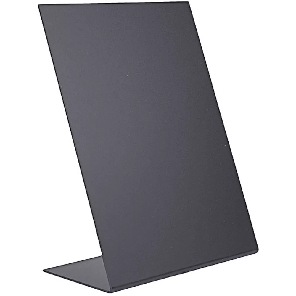 Contacto Set of 3 table stand-up chalkboards, DIN A5, black acrylic Bild 1