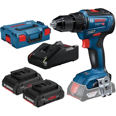 Bosch Professional Bosch GSR 18V-55 + 2 x 4.0 Ah PC + GAL18V-40 + L-BOXX Bild 5