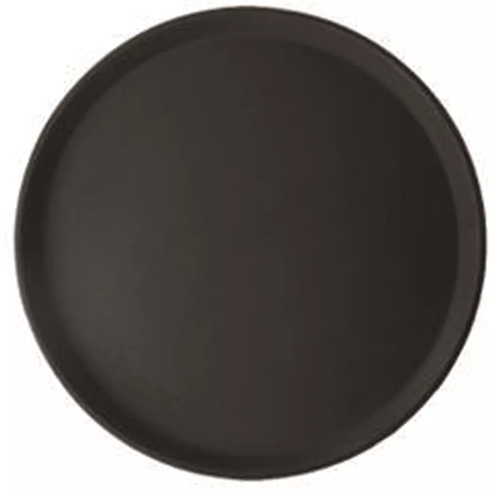 Linum Serving tray round non-slip black D45cm Bild 1