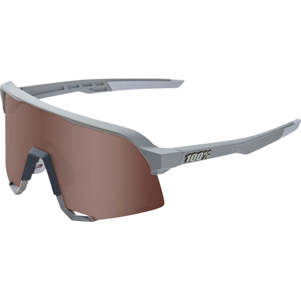 100percent Lunettes S3 Soft Tact Stone Grey-HiPER Crimson Bild 1