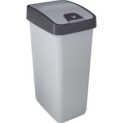 OKT Germany Litter bin magne light silver 45 liters 61.5x40x30 cm