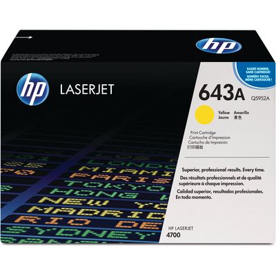 HP toner no. 643a jaune q5952a