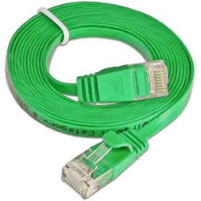 SLIM câble patch Cat 6, UTP, 0.25 m, vert Bild 2