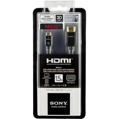 Sony Kamera-Ersatzkabel DLC-HEU15 Micro-HDMI zu Mini-HDMI Kabel Bild 2