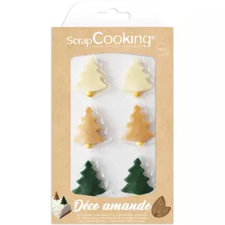 Scrap Cooking Marzipan decoration Christmas fir tree 22g