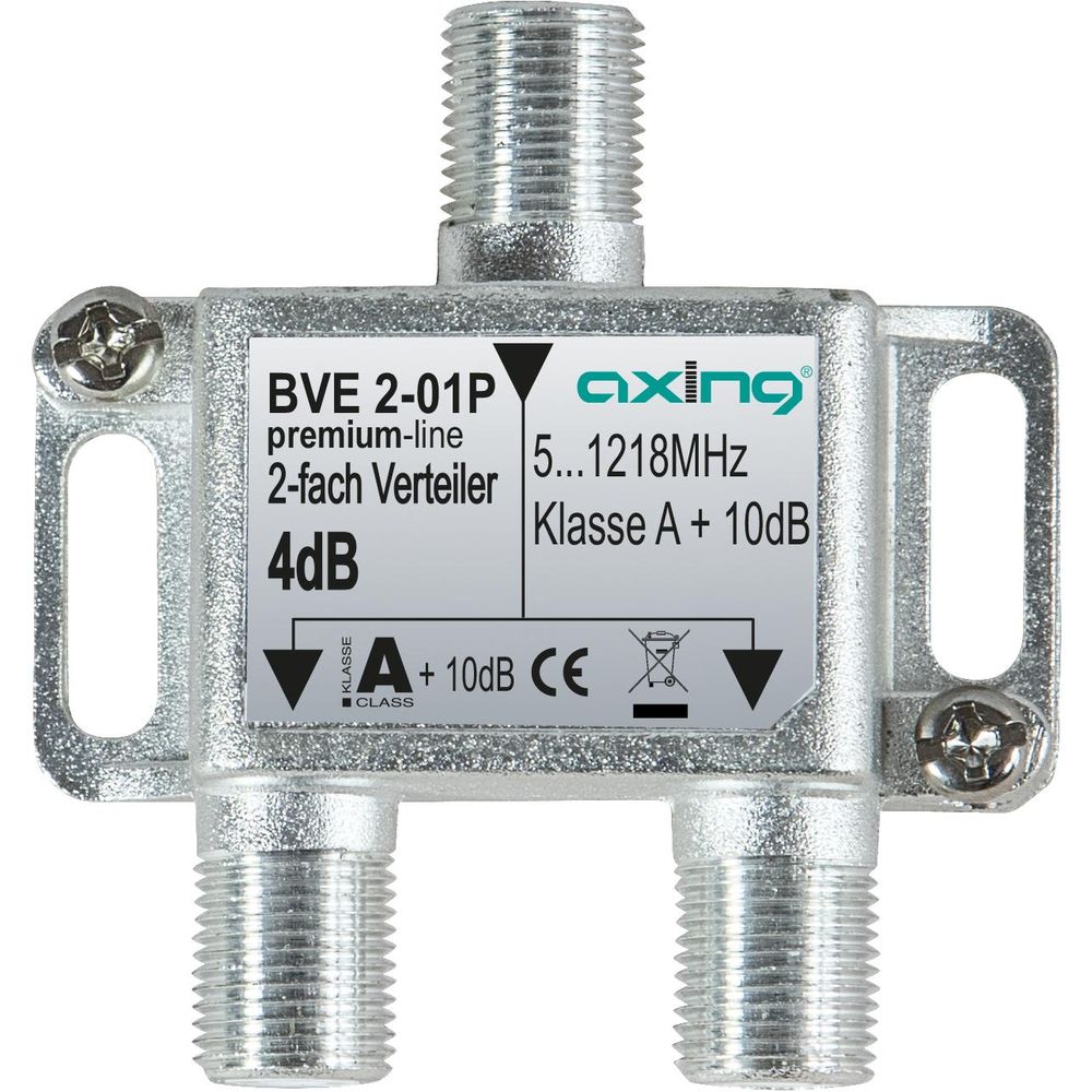 Axing 2-fach Verteiler BVE 2-01P 51218 MHz Bauform 01 Bild 1
