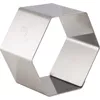 Matfer 4 Nonnet Edelst. Hexag 67X67X3