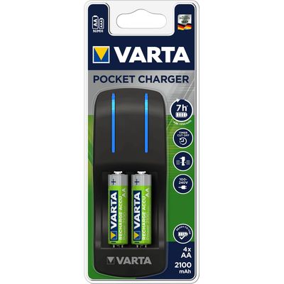 Varta Battery charger. Pocket 4xAA incl.4xAA 2100mAh Bild 8