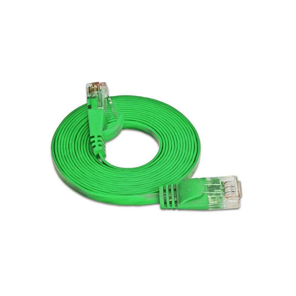 SLIM Câble de patch Cat 6, UTP, 1 m, vert Bild 1