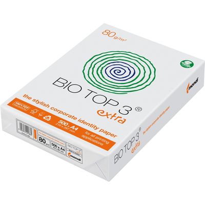 Antalis Carta per copie Bio Top 3 Extra A4, bianca, 80 g/m², 500 fogli