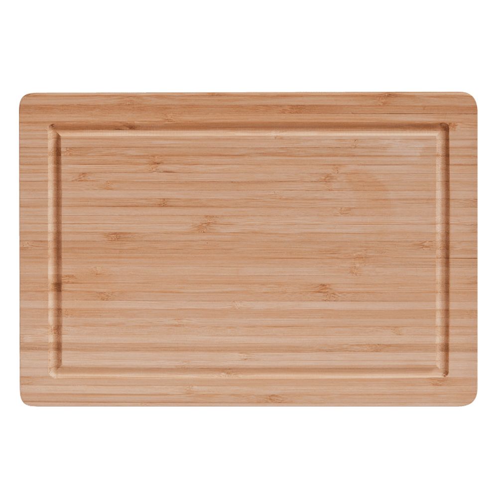 Zeller Present Bamboo cutting board with groove 32x22x1.6cm Bild 1