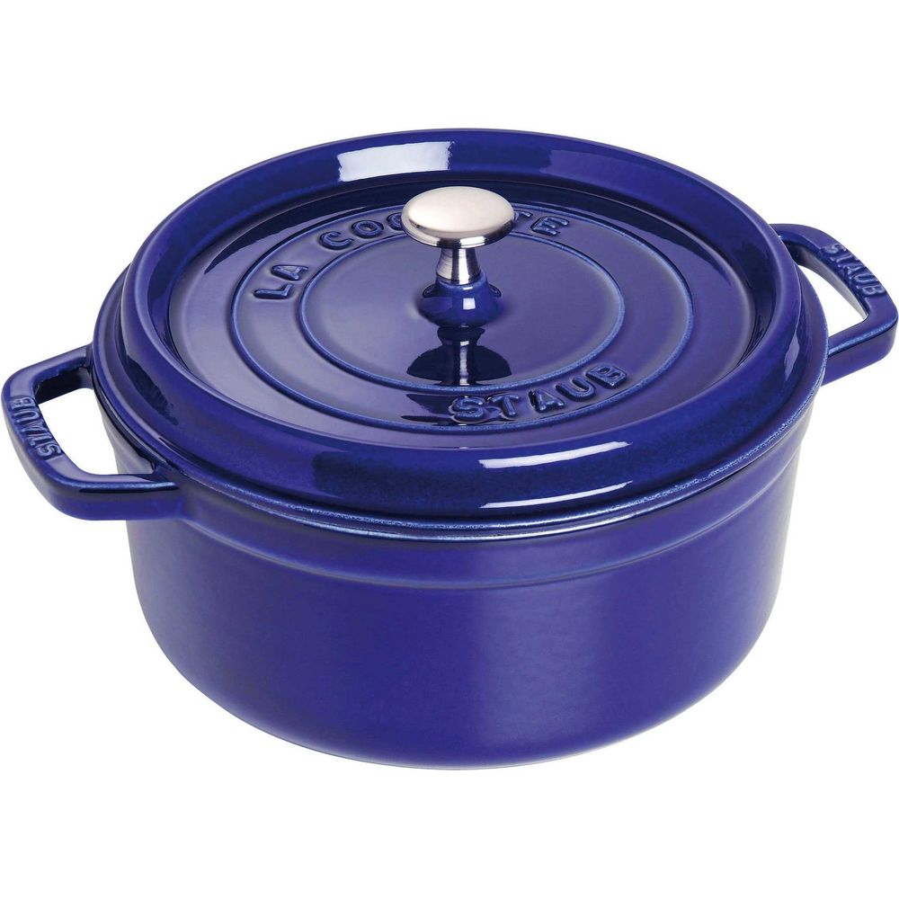 Staub Topf rund dunkelblau 3.8 lt., 24cm Bild 1