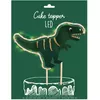 Scrap Cooking Cake Topper mit LED-Beleuchtung Dino
