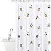 Tatkraft Funny penguins Polyester fiber Waterproof 180x180cm Shower curtain Mould-free