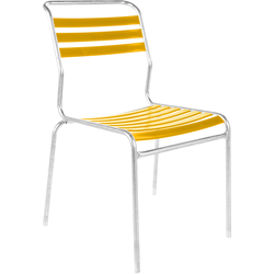 Schaffner Lättlistuhl Säntis without armrest - Hot Dip Galvanized - Yellow