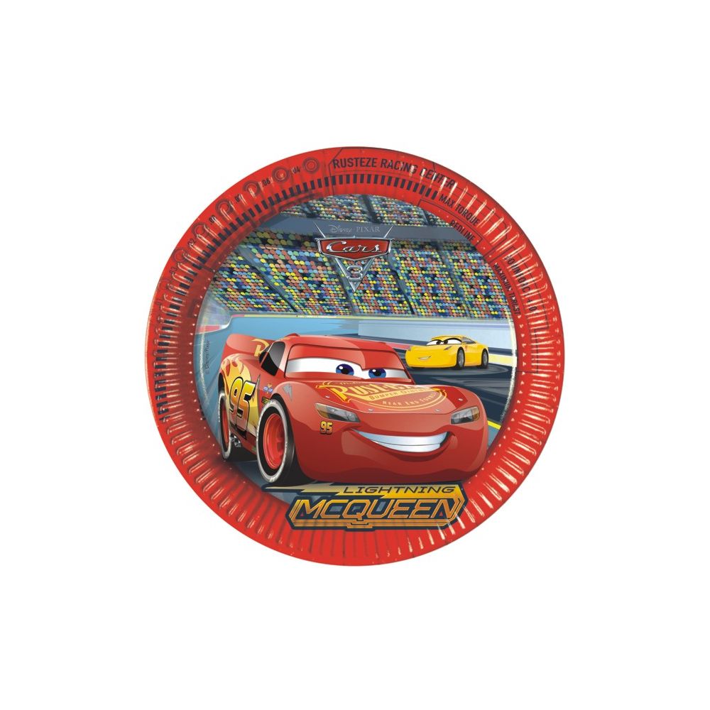 Procos 8 Cars 3 piatti di cartone da 23 cm Bild 1