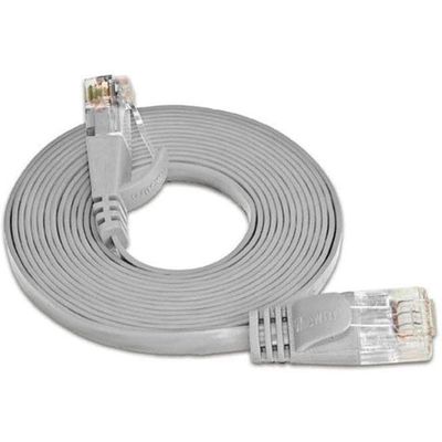 SLIM patchkabel Cat 6, UTP, 0.25 m, Grau