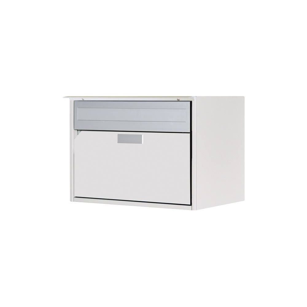 Huber Letterbox Alu400 pure white RAL 9010 Bild 1