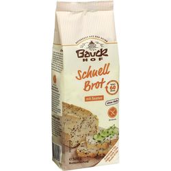 Bauck Bio Schnellbrot Mischung mit Saaten glutenfrei 500 g