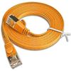 SLIM patchkabel  Cat 6, STP, 0.75 m, Orange thumb 1