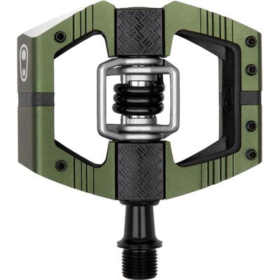 Crankbrothers Pedale Mallet E LS verde scuro