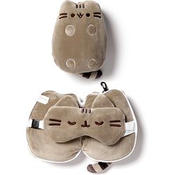 Sombo Cuscino da viaggio e maschera per gli occhi Pusheen