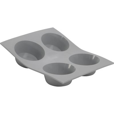 de Buyer Teglia da forno in elastomoule 21x17,6 cm per 4 muffin