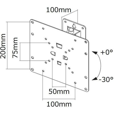 Newstar support mural fpma-w115 argent Bild 4