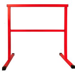 Puag Arbeitsbock SIMPLEX aus Stahl, rot B: 75 cm / H: 74-124 cm