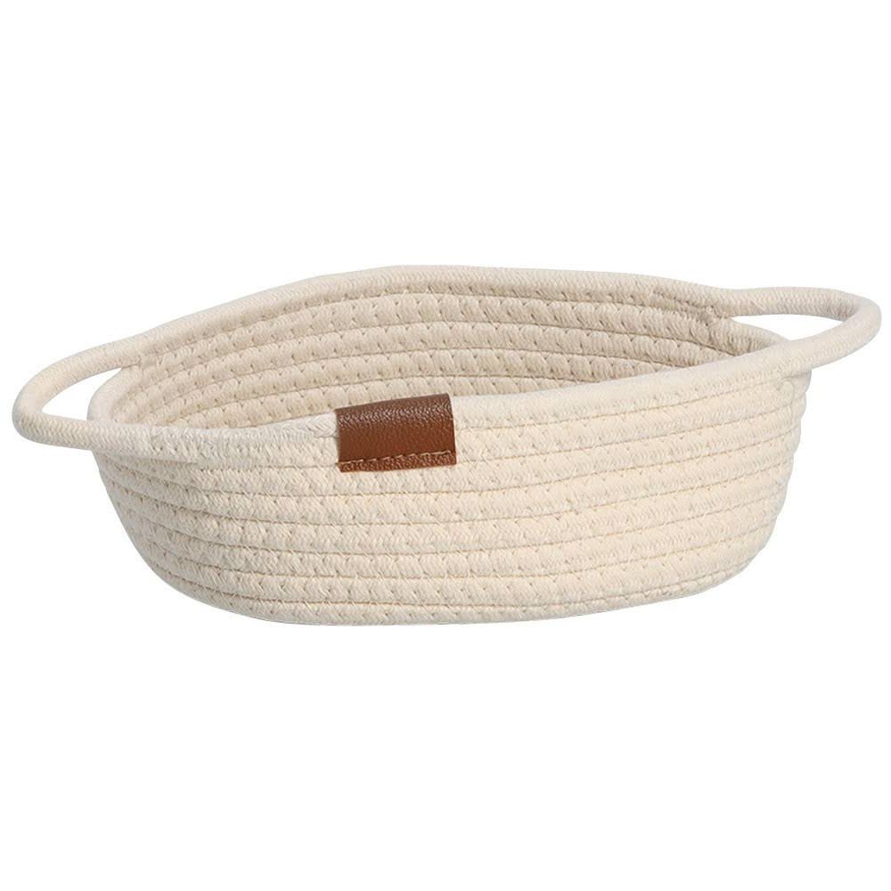 Zeller Present Storage basket natural cotton 19x23x7.5cm Bild 1