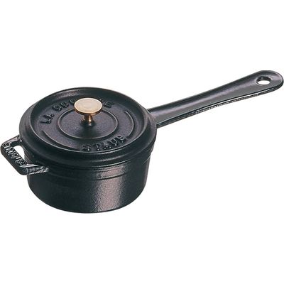 Staub Kasserolle schwarz 0.25lt