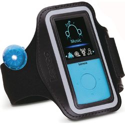 Lenco PODO-153 blau Sport MP3 Player mit Pedometer