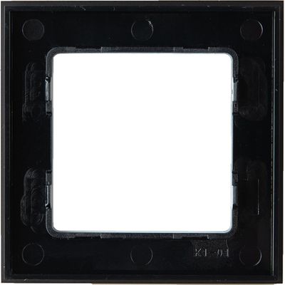 Shelly Wall Frame 1 for Wall Switch black - buy at