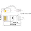 SLIM câble patch Cat 6, UTP, 0.15 m, jaune thumb 7