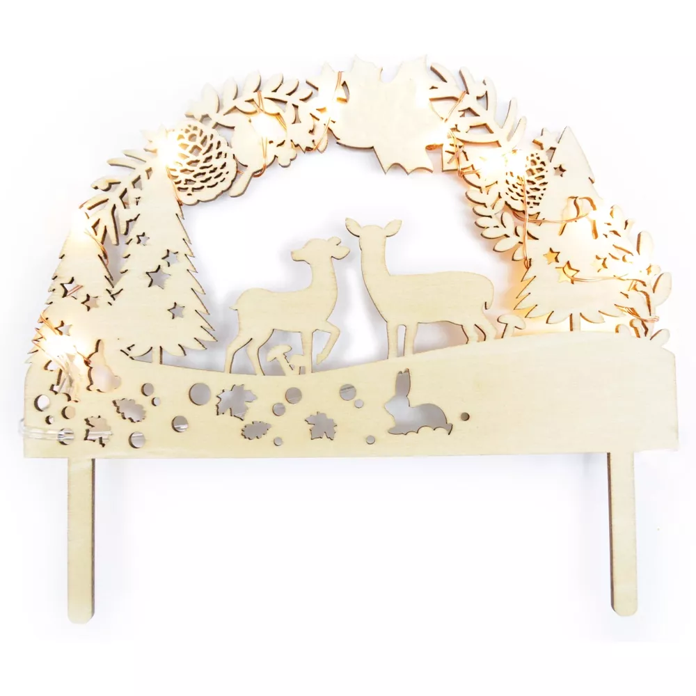 Scrap Cooking Magic Forest LED Cake Topper (incl. eco-contribution from 008 exk Bild 1