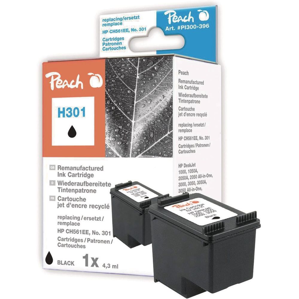 Peach Ink HP No. 301 (CH561EE) Black Bild 1