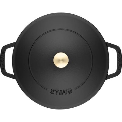 Staub Braiser m. Gusseisendeckel schwarz 2.4 lt., 24 cm Bild 4