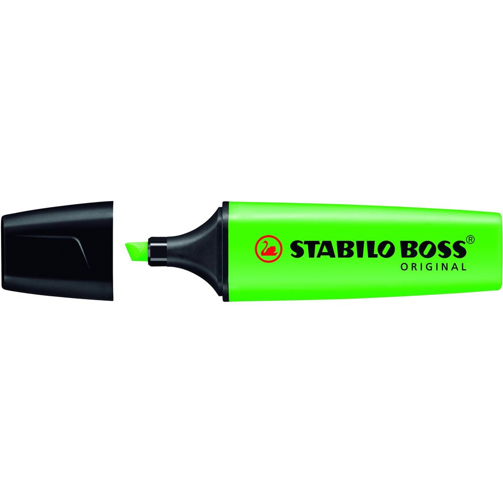 Stabilo Evidenziatore Boss originale 10 pezzi, verde - acquista su