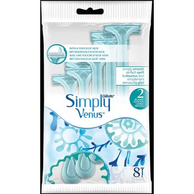 Gillette Venus body shaver simply venus2 8 pieces Bild 3