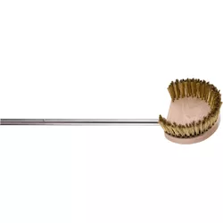 Piazza Brosse à four ronde 17x14x7cm Brosse en laiton rotative L161cm