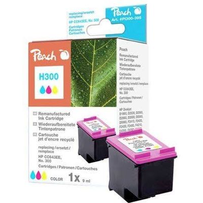 Peach Ink HP No. 300 (CC643EE) Color Bild 2