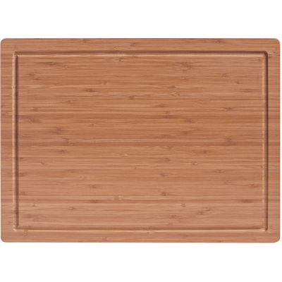 Zeller Present Schneidbrett Bamboo mit Rille 45x33x1,6cm