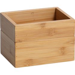 Zeller Present Ordnungsboxen-Set Bamboo 2-teilig 11x14.5x10cm